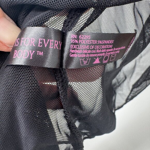 Curve Fantasy Lingerie Babydoll Women's 3X 4X Halter Open Back sexy plus size bl - Picture 9 of 10